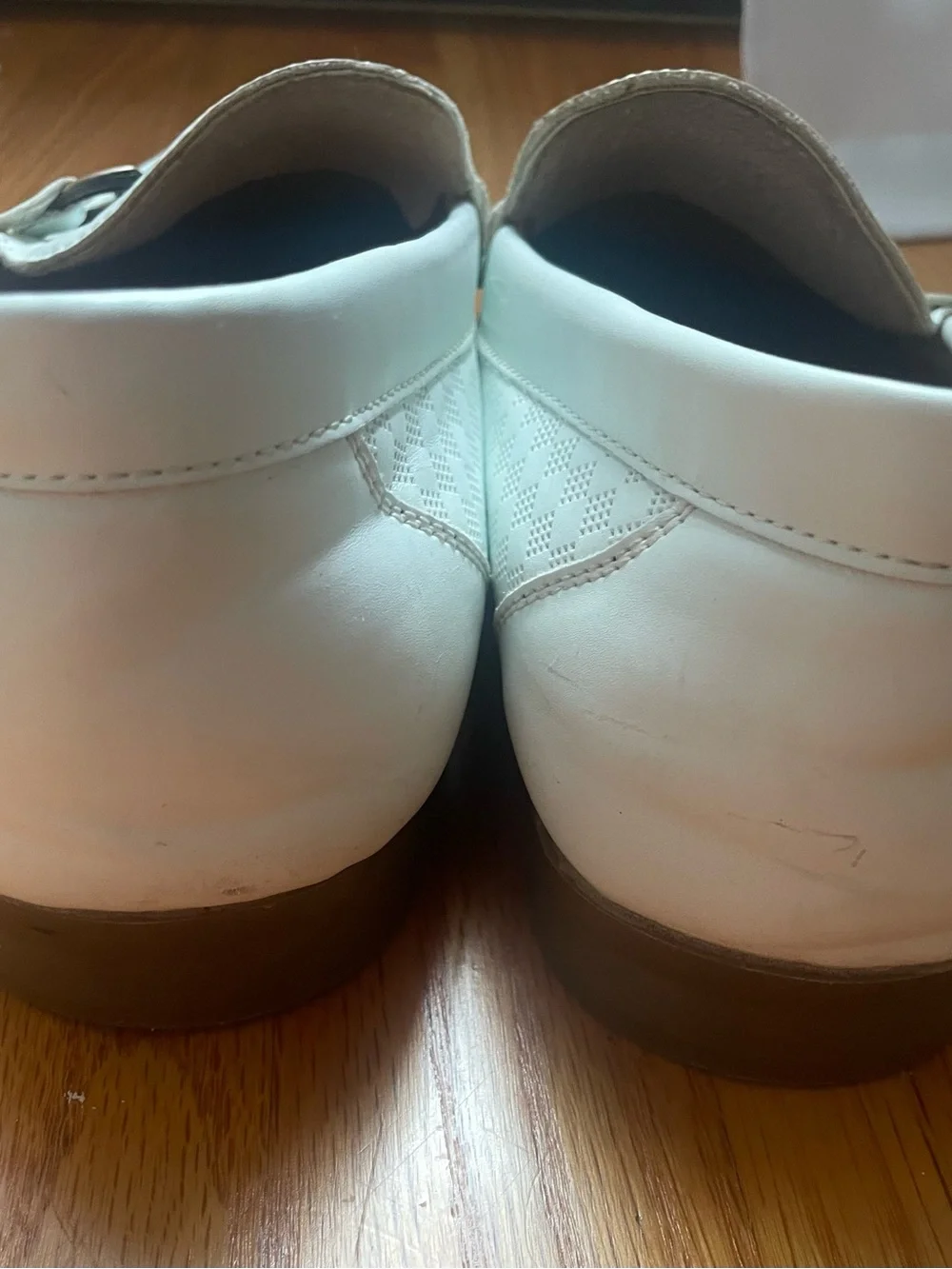 White Men's Slip-On Loafers